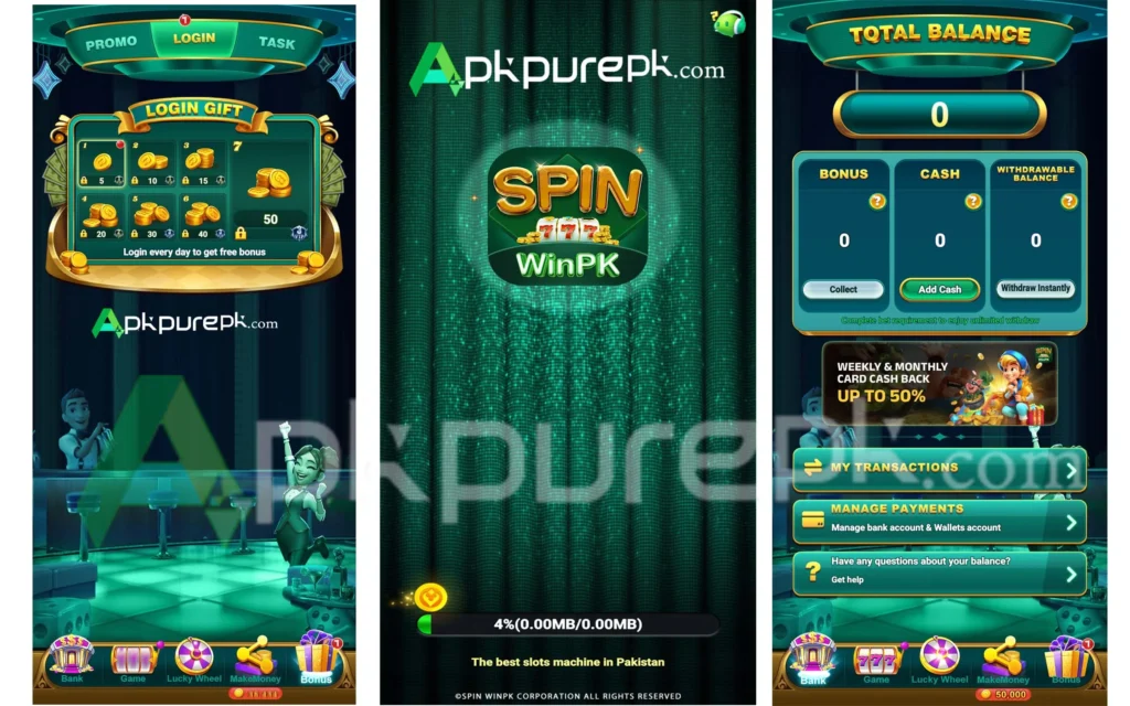 SpinwinPK Game app